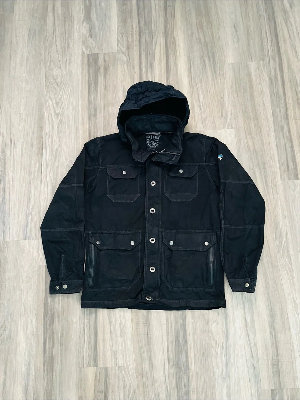 Kuhl Men's Black Military Field Jacketkü Men’s Black Militsry Field Jacket